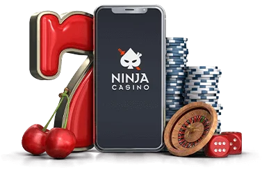 Ninja Casino mobilapp gränssnitt